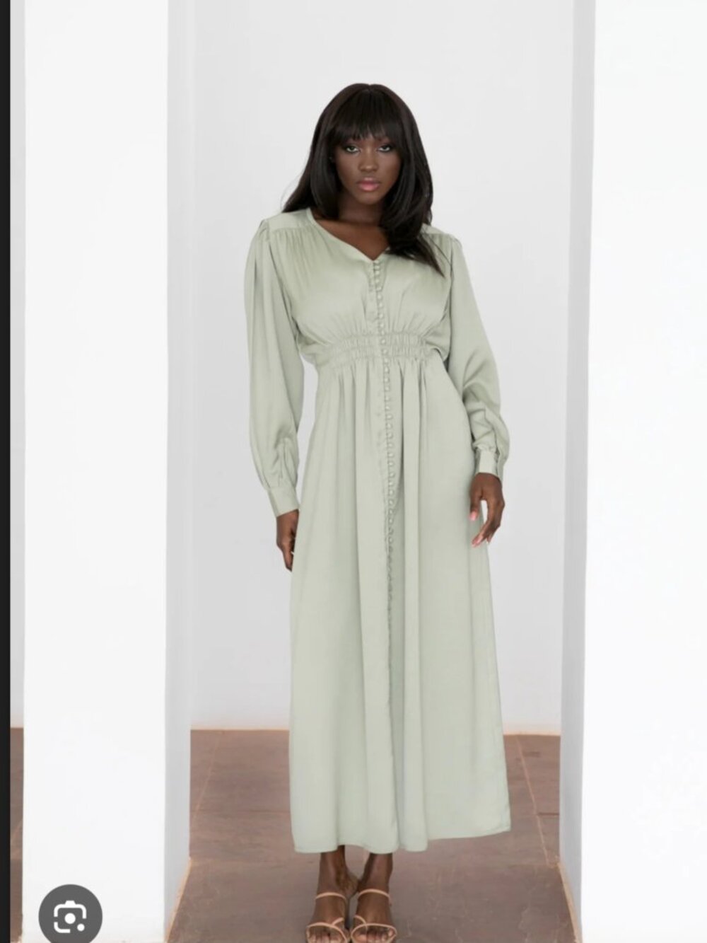 Podur Pistachio Dress – Size 10